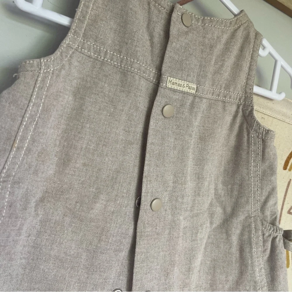 Mamas & Papas appliqué dress | neutral | 0-3 months - Picture 6 of 6